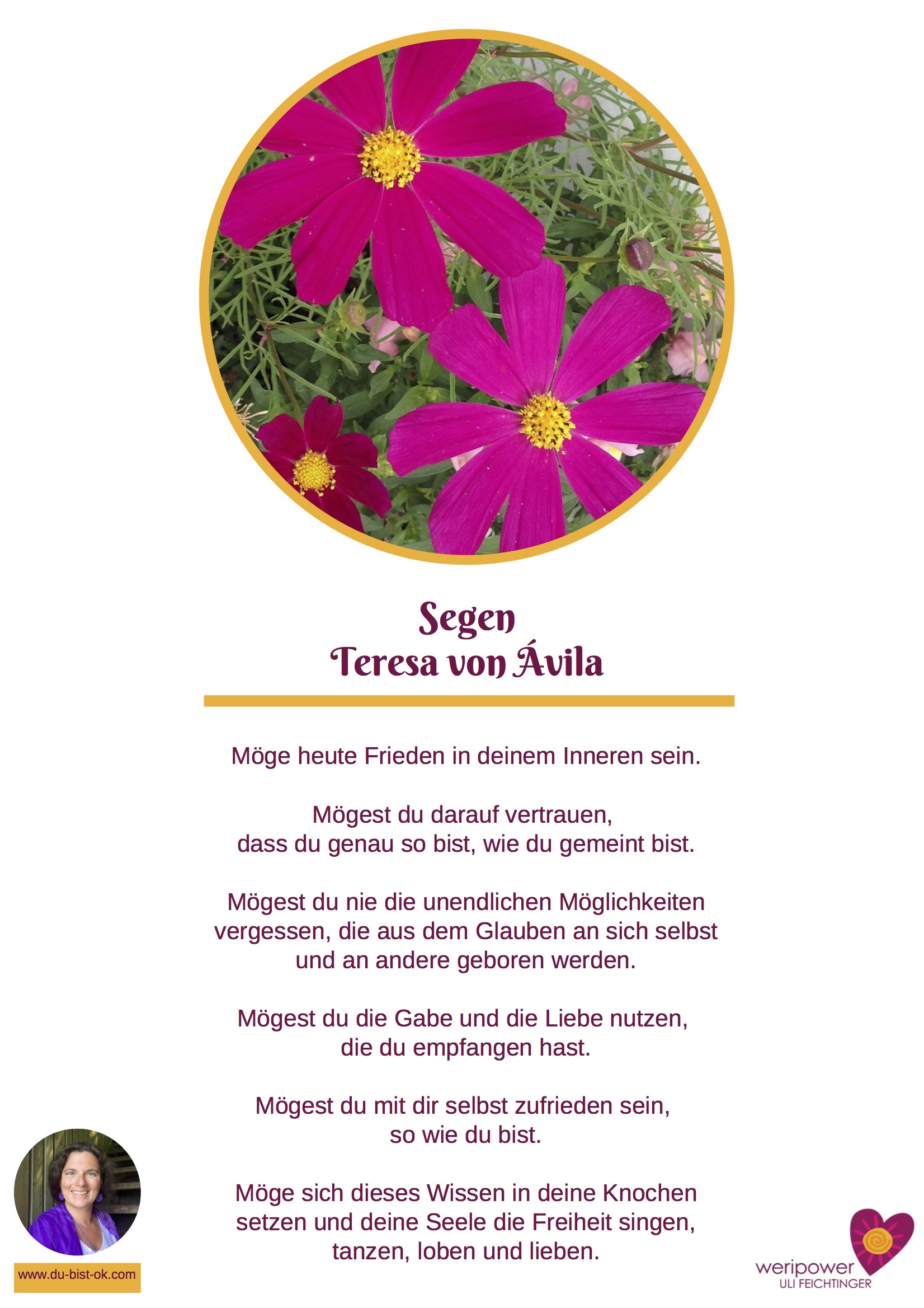 du-bist-ok-segen-teresa-avila du-bist-ok-segen-teresa-avila